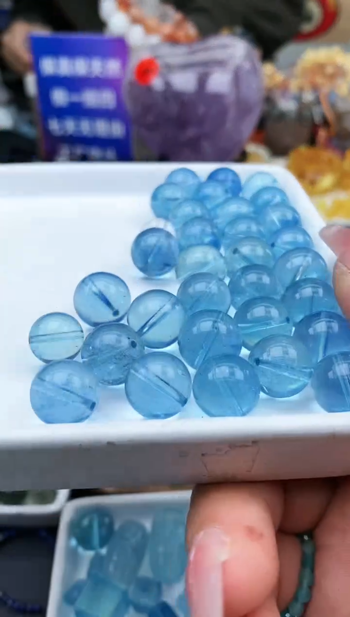 【闪购商品】海蓝宝石颈饰未镶嵌56a多样性发其一/2.10/12M