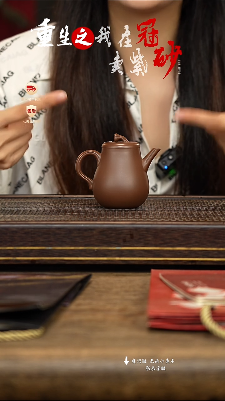 茶壶紫砂冠砂茶器16