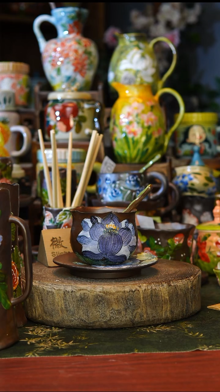 陶瓷108景德镇手工手绘釉下彩