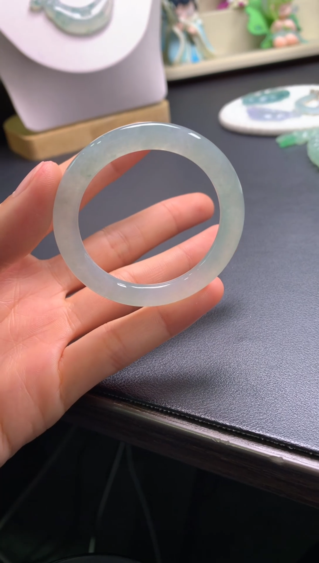 未镶嵌定制翡翠0752315691（41*5.5*6.4）