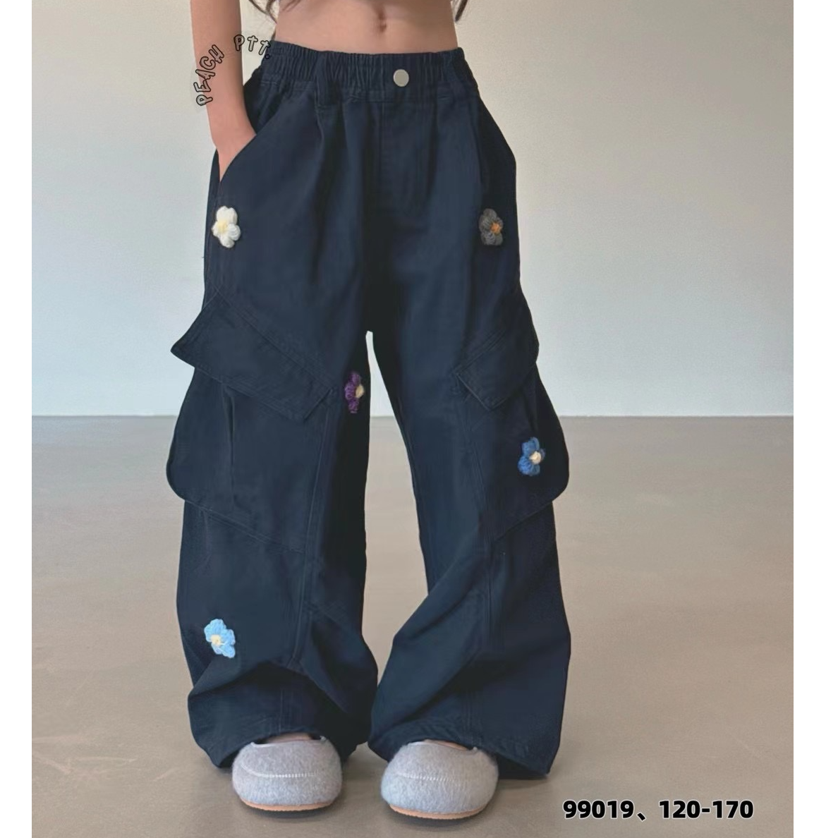 直播间专拍童装男女童2025春秋夏季工装裤 薄款裤子牛仔裤