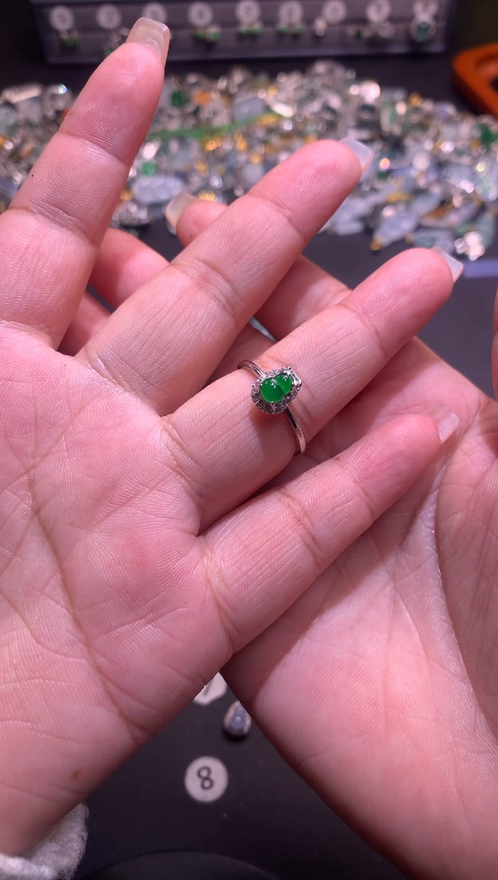 【闪购商品】翡翠吊坠(不含链)银S925镶嵌1