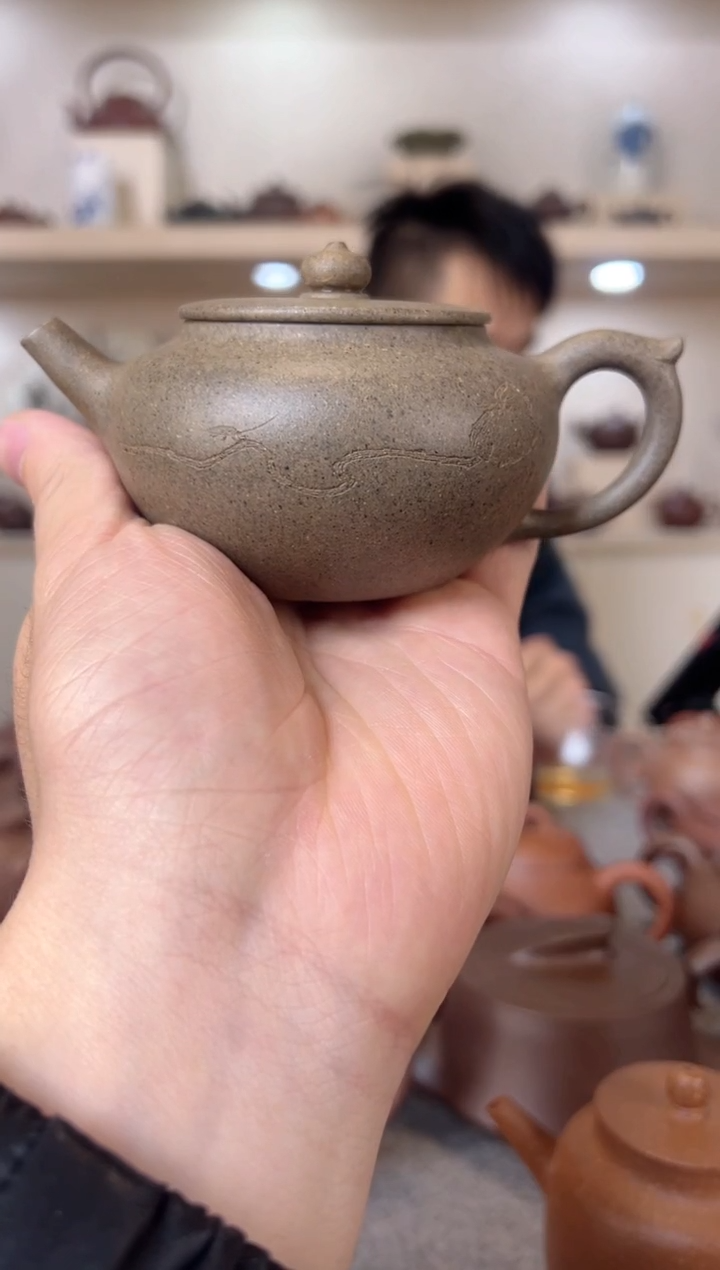 【闪购商品】紫砂茶壶飞把小壶 段泥 半手工