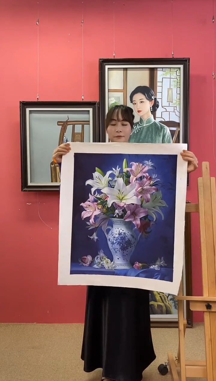 油画@*尺寸60*90画芯（不含框）
