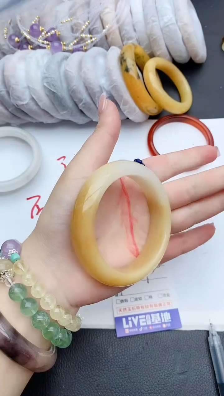 石英质玉未镶嵌手镯194+59/60