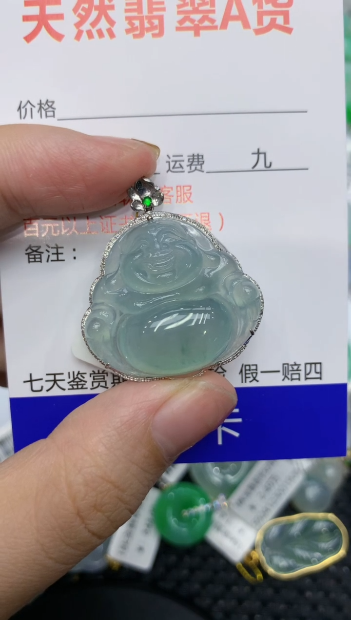 【闪购商品】翡翠颈饰18K金镶嵌  111111111111