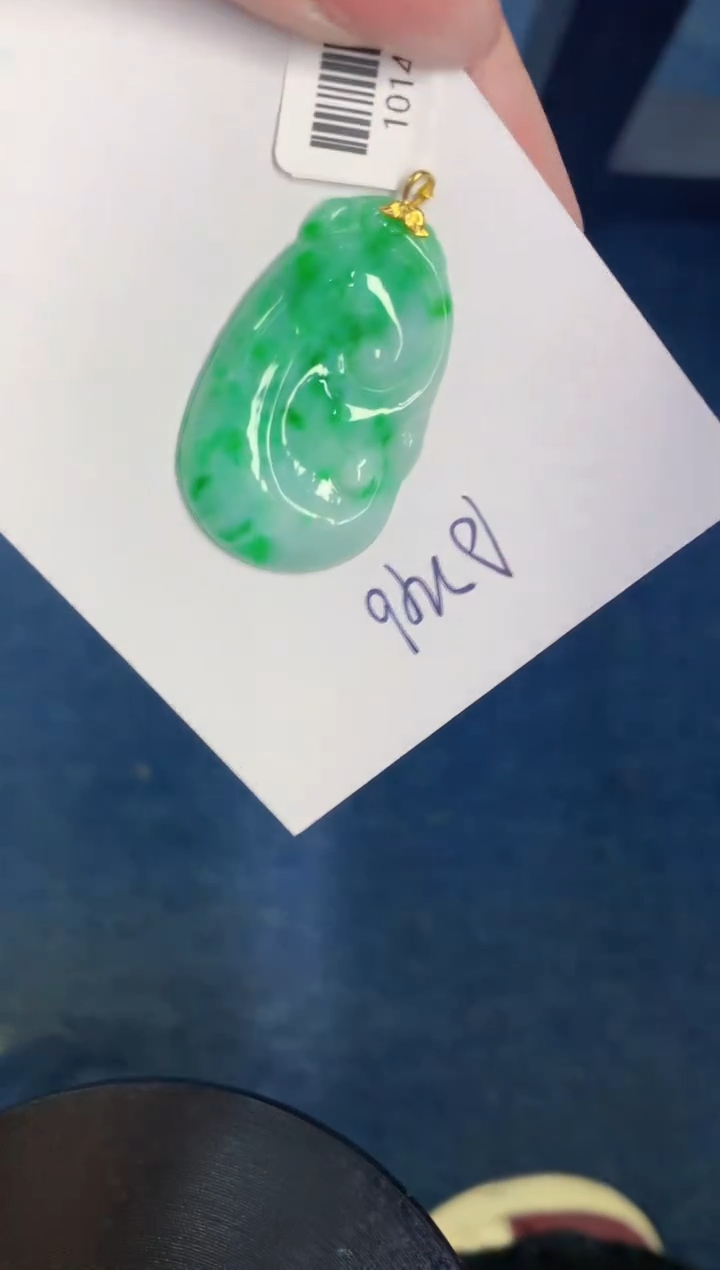 【闪购商品】翡翠颈饰18K金镶嵌000000000