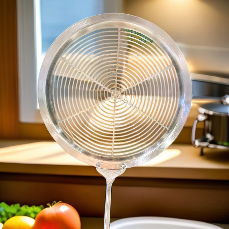 wahwah/哇哇不锈钢漏勺家用304漏勺一体成型水饺挂钩线漏厨房