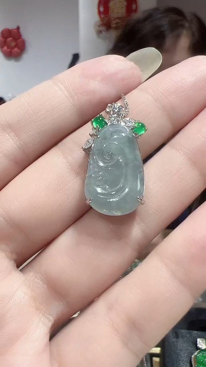 颈饰未镶嵌翡翠202592537