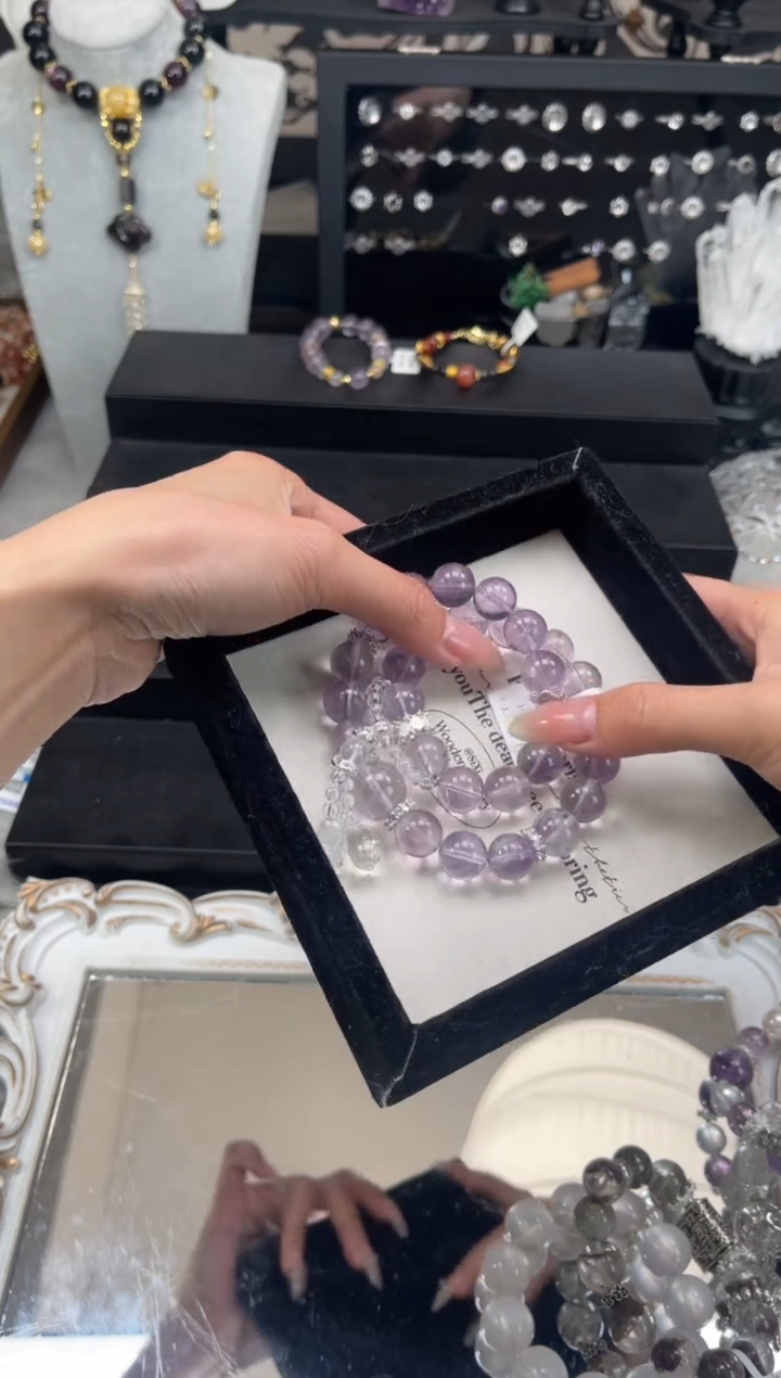 【闪购商品】水晶手链未镶嵌天然水晶 多样性发货