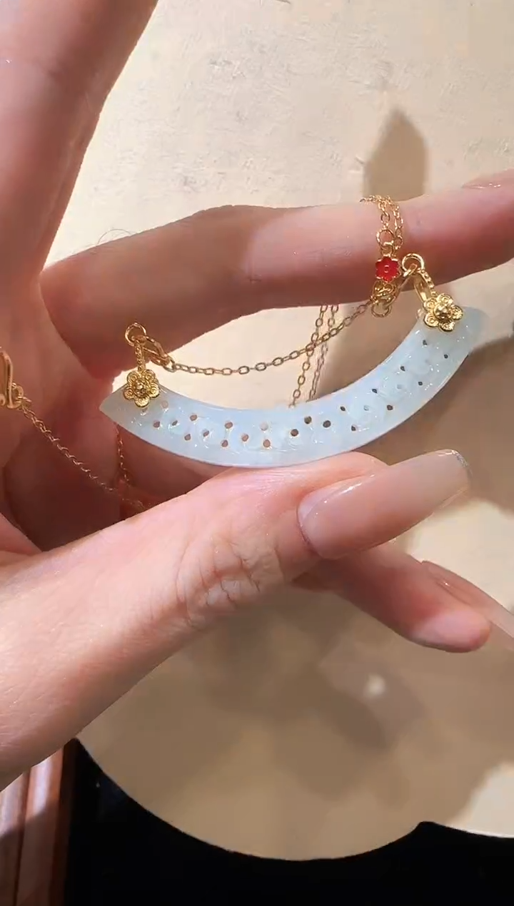 【闪购商品】翡翠颈饰未镶嵌国风