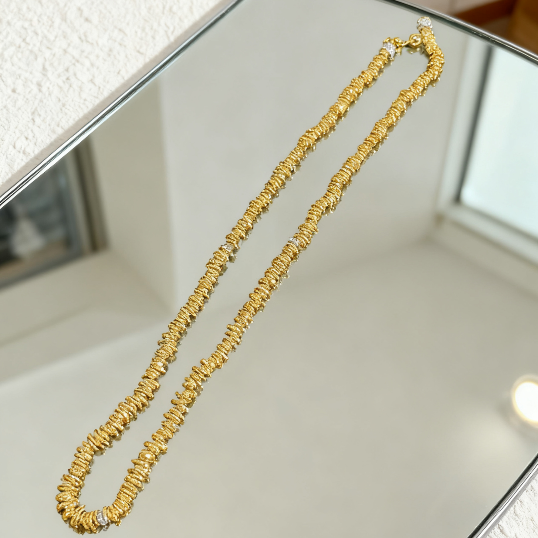 【越美丽】-盘缠-V金古法精工质感高级项链xmx1150