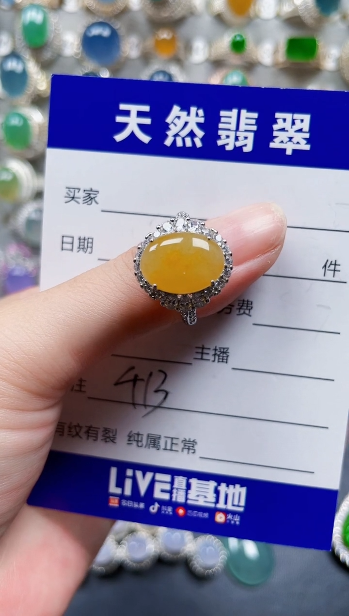 颈饰银S925镶嵌翡翠413