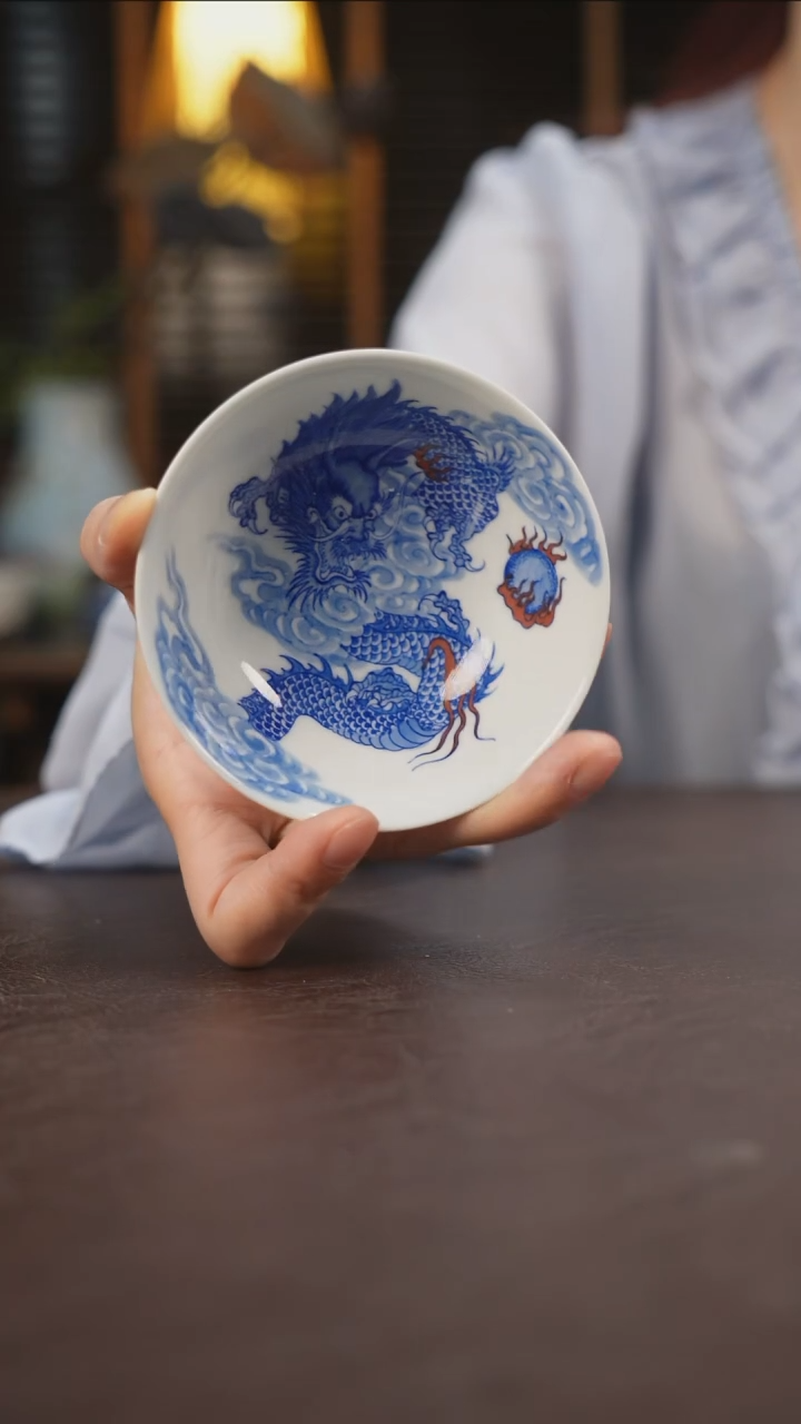 杯景德镇陶瓷杯碗柴烧多人O22