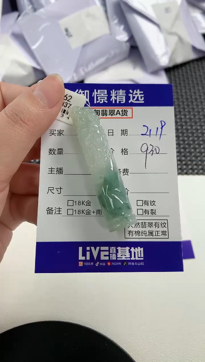 【闪购商品】翡翠颈饰未镶嵌58      