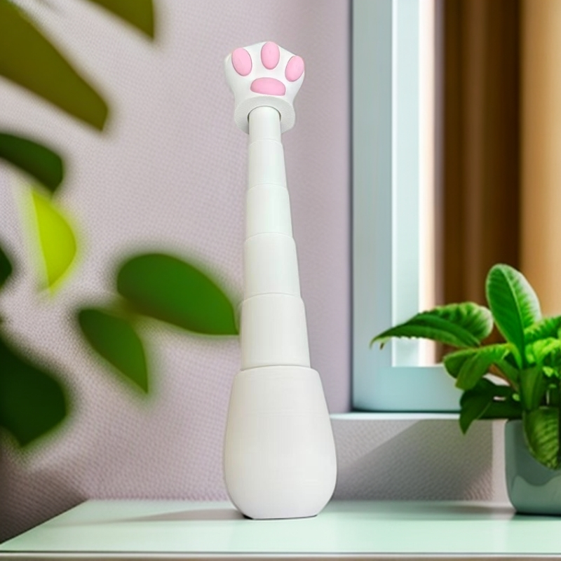 伸缩挠痒痒猫爪可爱粉色掌印仿真猫咪高颜值招财桌面摆件创意礼物