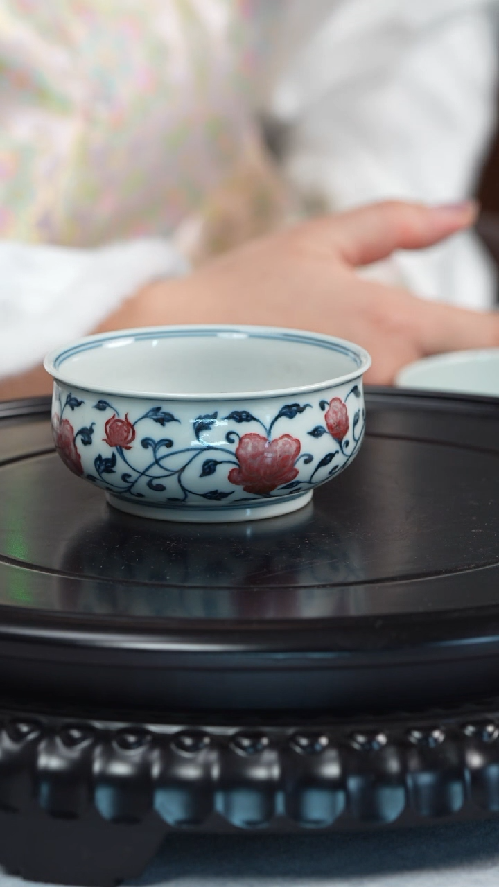 杯子瓷【釉里红研究院】