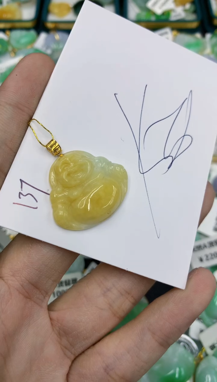 【闪购商品】翡翠颈饰18K金镶嵌11111111111