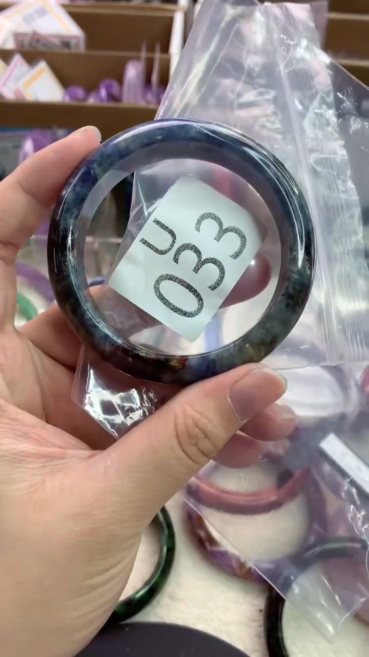 水晶手镯未镶嵌U033-55