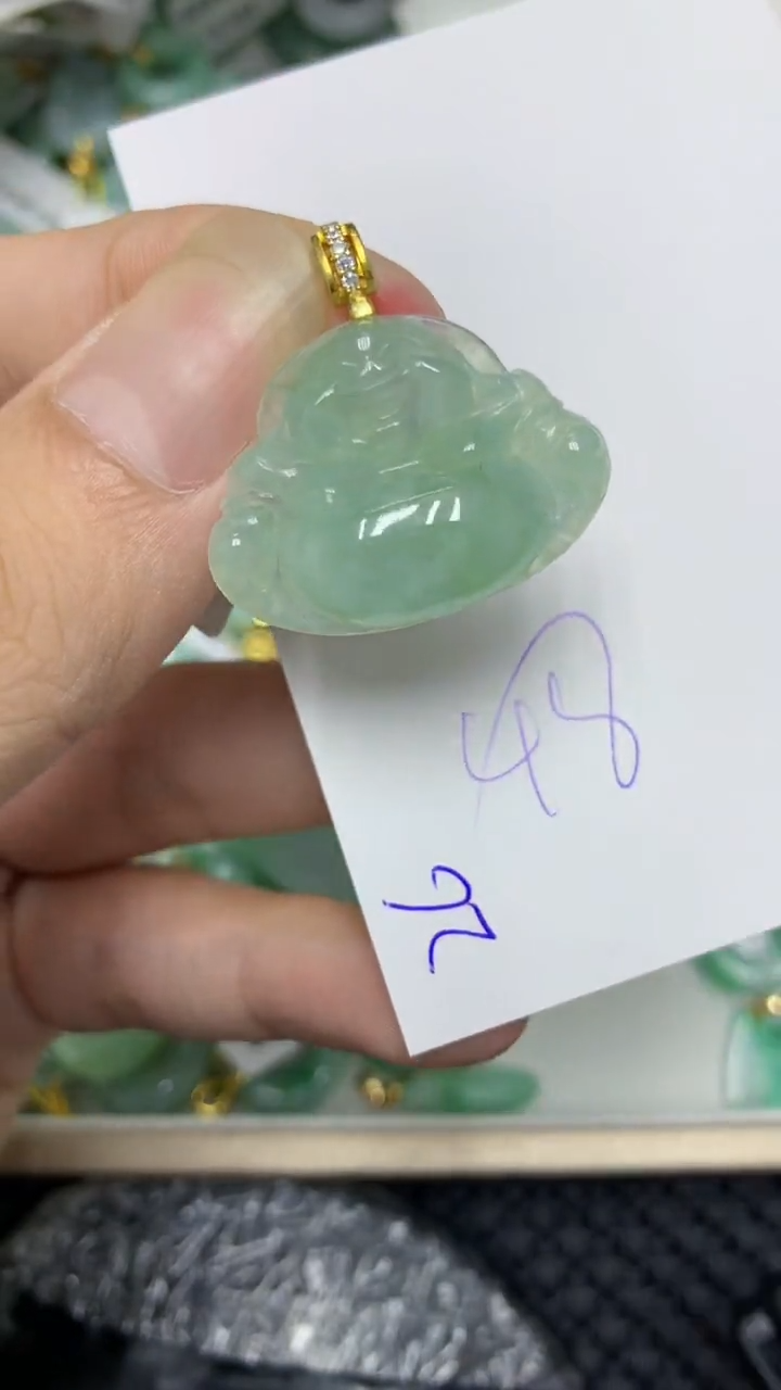颈饰未镶嵌翡翠缅甸A货翡翠