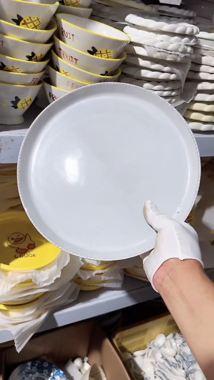 碗10英寸珠点大盘 微瑕凑满20元包邮