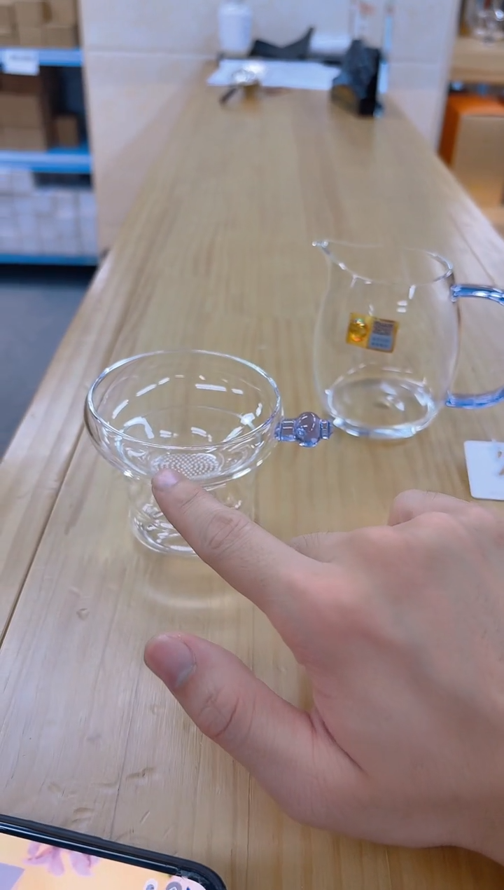 禾器-澄然茶海-浅紫色+孤品禾器奉珠茶漏浅紫色无包装