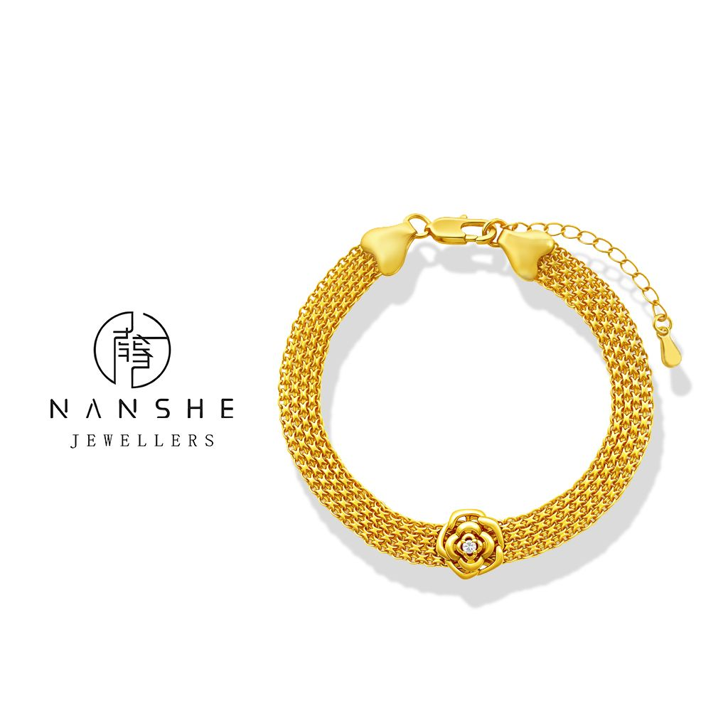 NANSHE/南奢 山茶花表带气质手链L1282