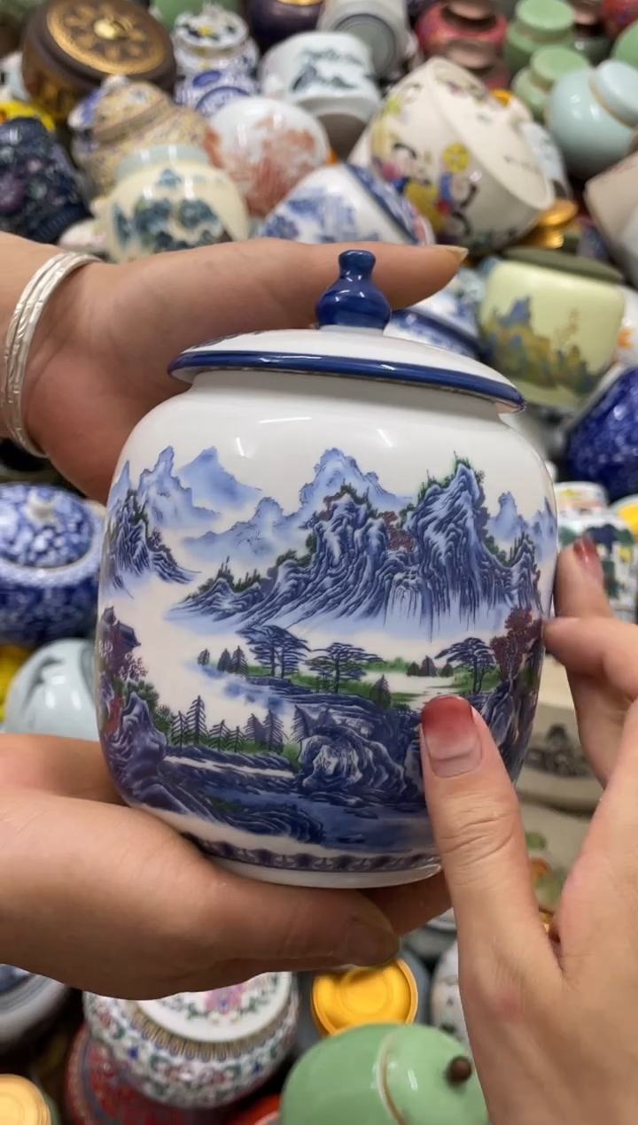 摆件孤品茶叶罐密封罐储物罐直播间临时链接浮力