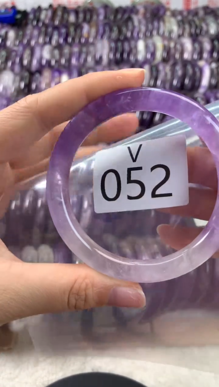 【闪购商品】水晶水晶手镯V未镶嵌052-57