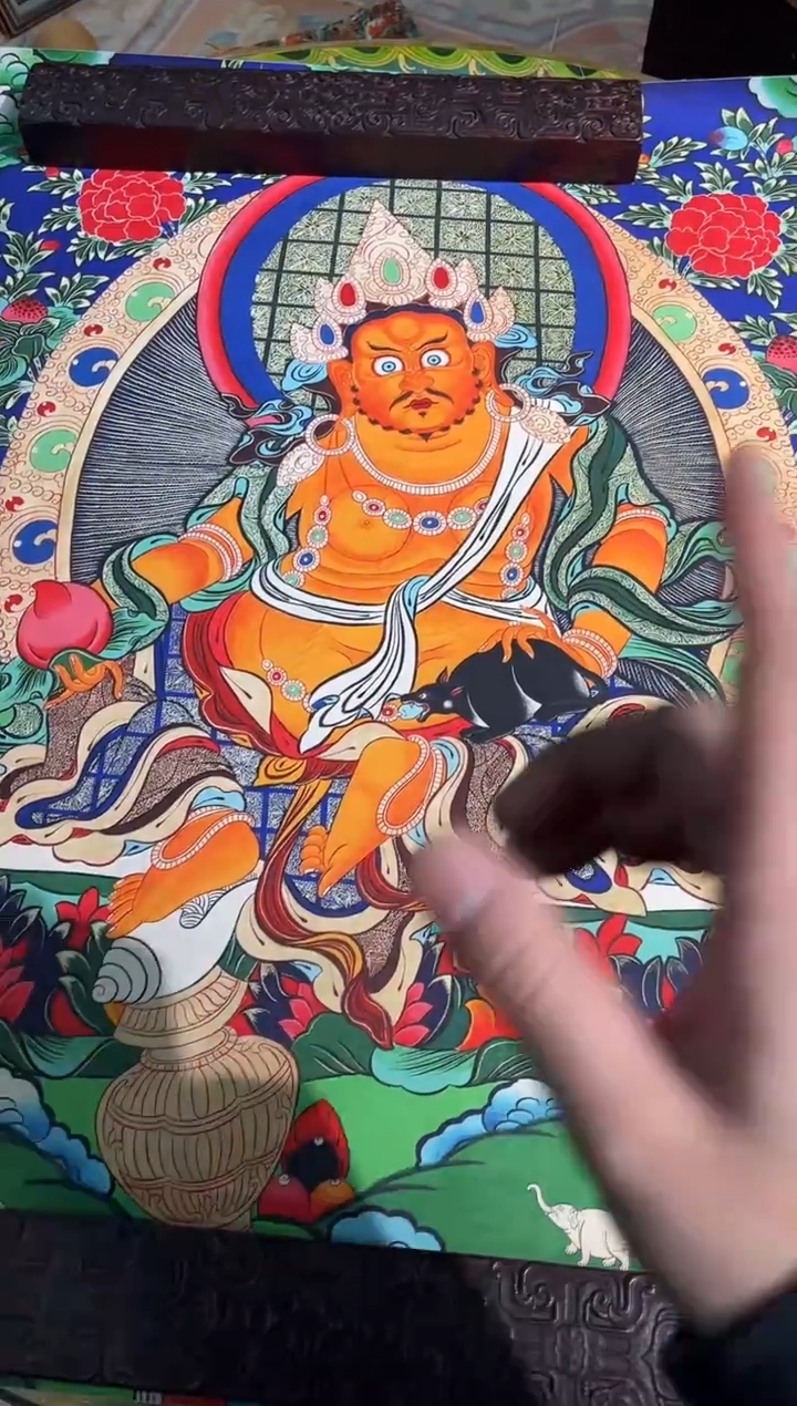 卷轴画路路的唐卡tk160