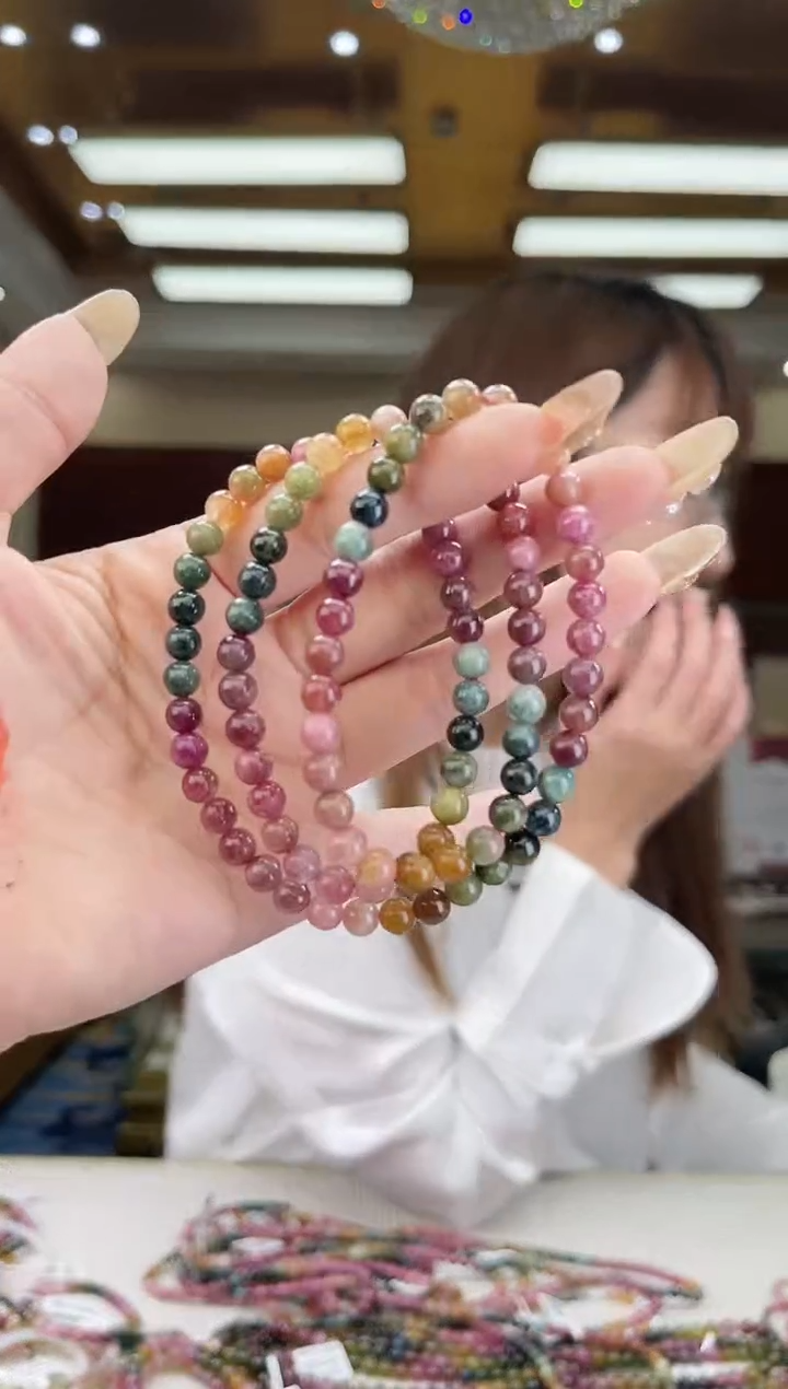 【闪购商品】碧玺/未镶嵌5mm+碧玺多圈多样性发货