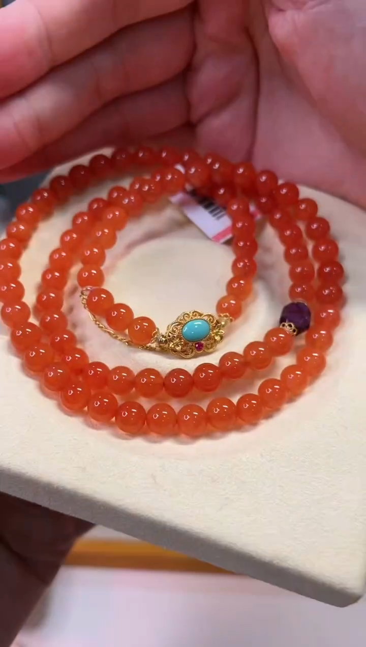 【闪购商品】南红玛瑙手链18K金镶嵌@@ZY31224032