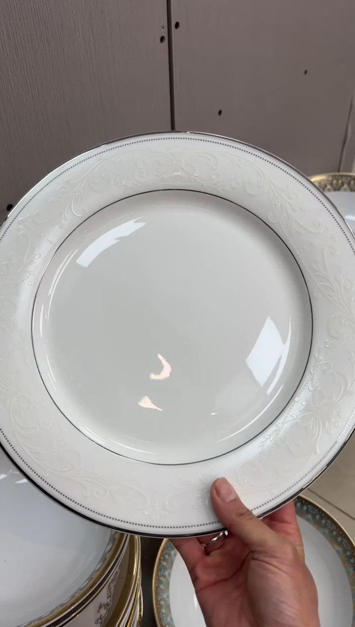 【闪购商品】瓷片10.5寸平盘2个  福利价