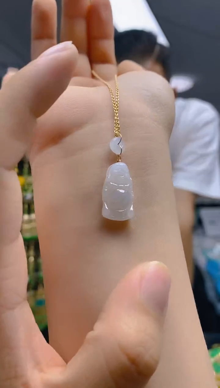 【闪购商品】翡翠耳饰合金327翡翠锁骨链
