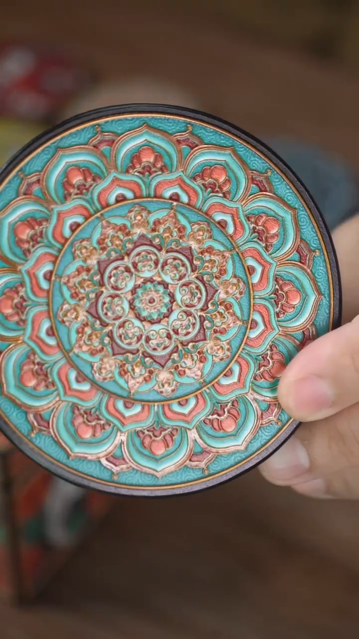 壹藏贰宝盛光杯垫一片