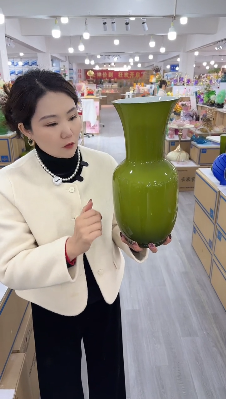 【闪购商品】琉璃椿疆花器A-1晚