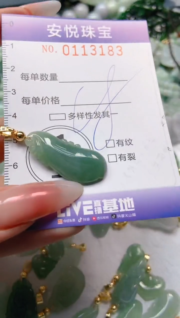 【闪购商品】翡翠颈饰未镶嵌闪购0113183