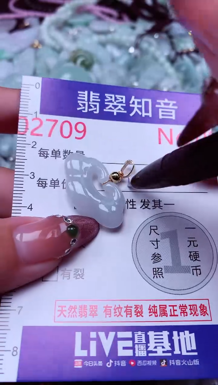 吊坠(不含链)未镶嵌翡翠2709