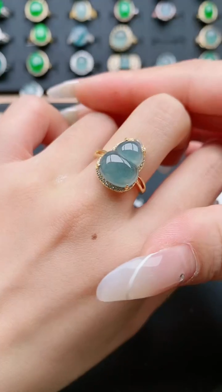 【闪购商品】翡翠戒指银S925镶嵌1111111