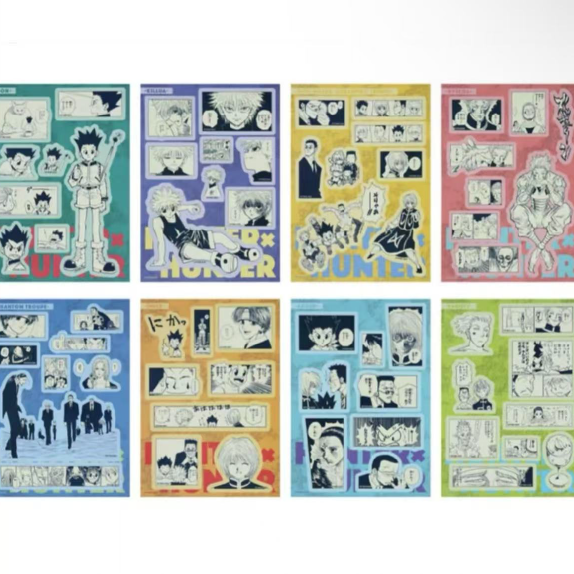 【全职猎人】日谷 全职猎人JS春日祭原画贴纸 吧唧收藏盲盒