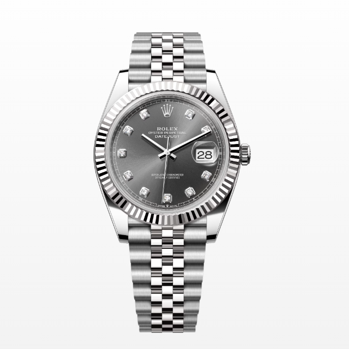 99新 Rolex/劳力士 126334型号/41表径灰盘钻刻22年全套时尚热门