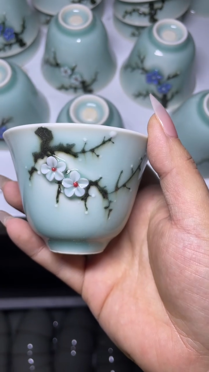 【闪购商品】特价福利 微瑕 慧仙青瓷