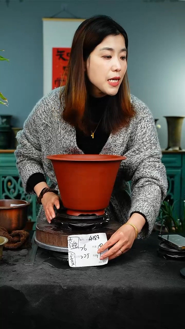 紫砂花盆83+s紫砂花盆