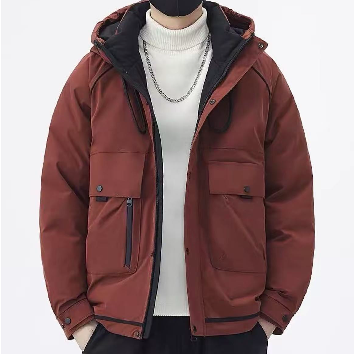 冬季男士工装机能风御寒保暖加厚冲锋衣滑雪防寒服8157