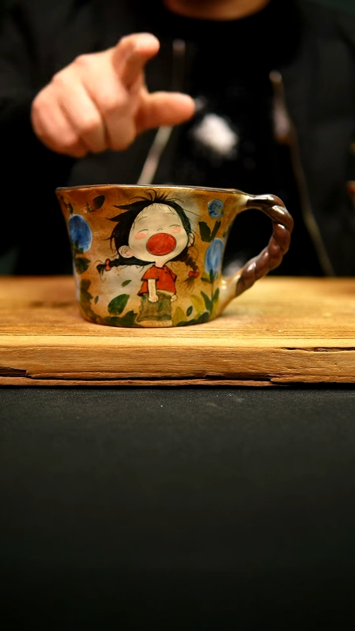 @@陶园瓷舍@@纯手工手绘@高温釉下彩