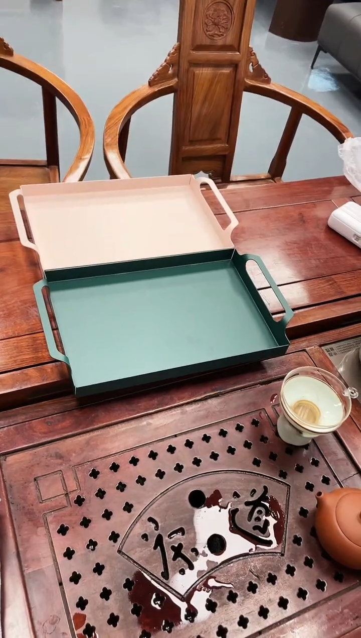 合金大号铁艺托盘（长度30宽度20）