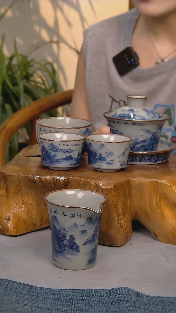 简装家用款5件套 陶瓷家用茶具系列