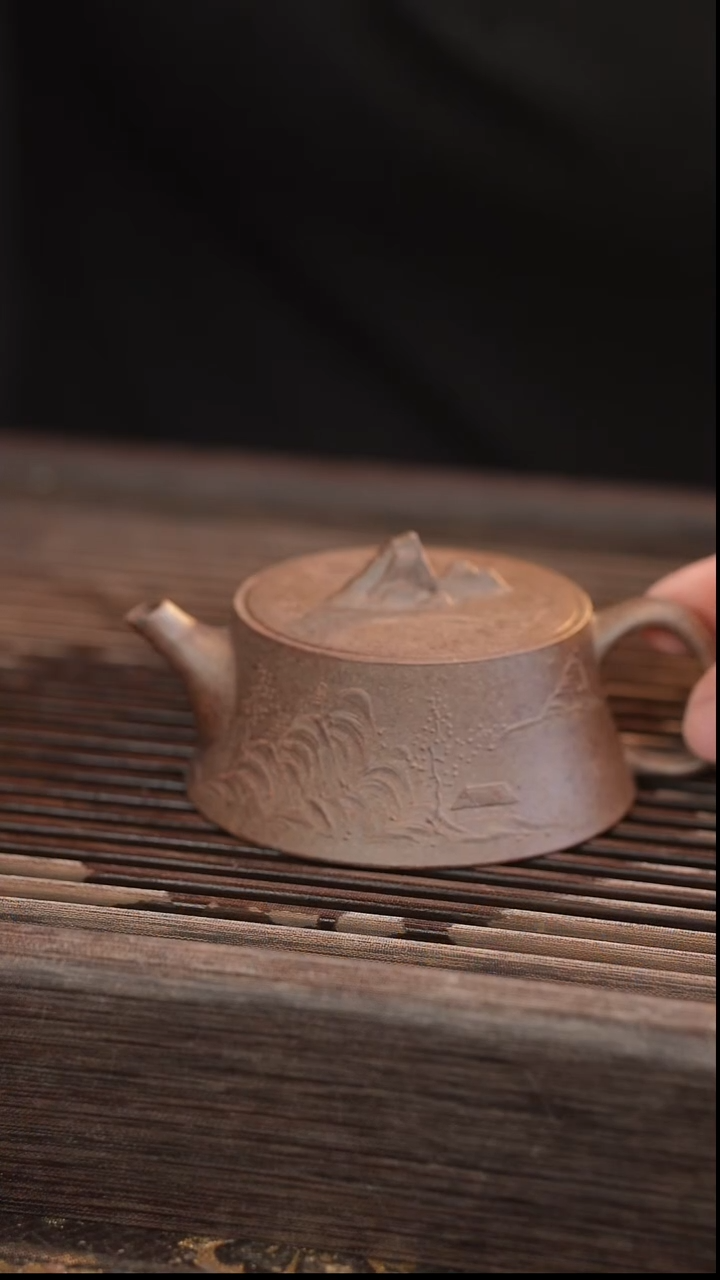 茶壶紫砂風**起宽口 