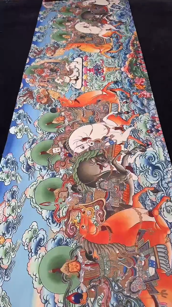 卷轴画藏式珍藏彩绘艺术馆79