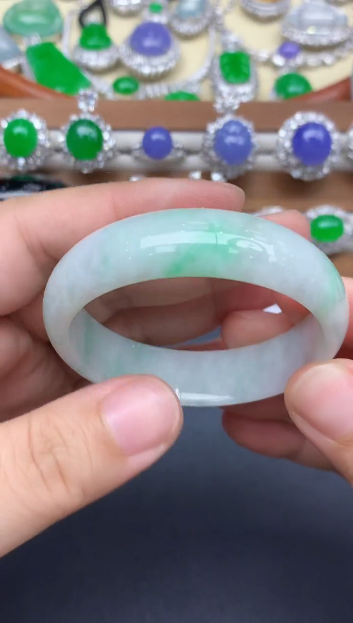 未镶嵌手镯翡翠109-中国好珍宝